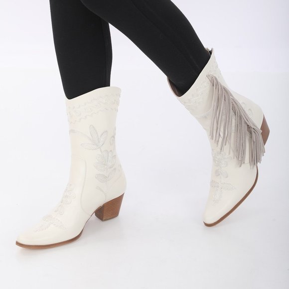 Dallas Boots, Genuine Leather Custom Made Cowboy Boots, Wedding